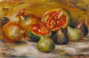Still Life With Figs — Pierre-auguste Renoir, Impressionist Style
