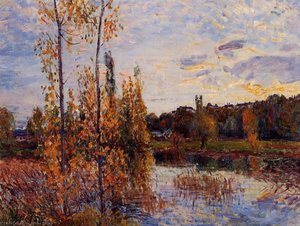 L Etang De Chevreuil — Alfred Sisley, Impressionism