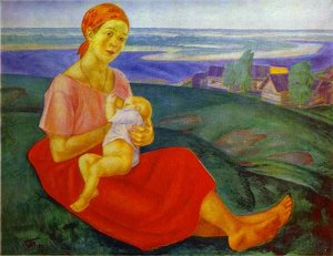 Mother — Kuzma Petrov-vodkin
