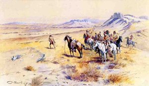 Indian War Party — Charles Marion Russell