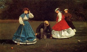 Croquet Scene — Winslow Homer
