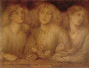 Rosa Triplex — Dante Gabriel Rossetti, Pre-raphaelite Brotherhood