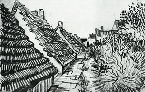Street In Sainte-maries — Vincent Willem Van Gogh, Post-impressionism