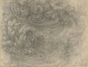 A Deluge — Leonardo Da Vinci, High Renaissance