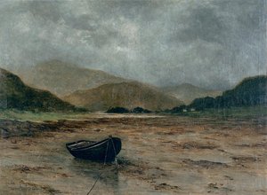 Barque Échouée (lac Etiré En Ecosse) — Maxime Emile Louis Maufra, Post-impressionism
