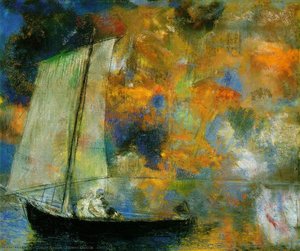 Blumenwolken — Odilon Redon