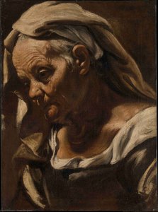 Head of an old woman