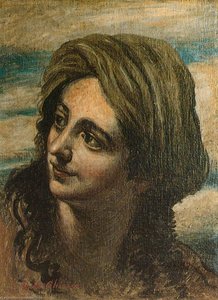 Eastern Woman's Head — Giorgio De Chirico, Neo-baroque