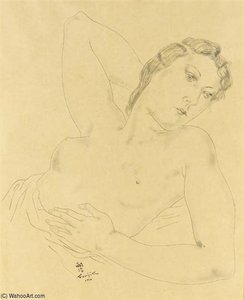Femme Nue Assise — Léonard Tsuguharu Foujita