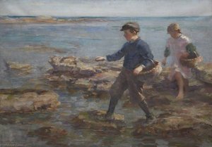 Children On The Shore — William Marshall Brown