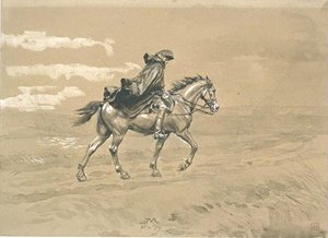 Rider In The Storm — Jean-louis Ernest Meissonier