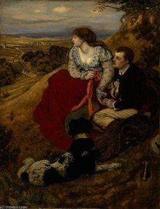 Byron's Dream — Ford Madox Brown