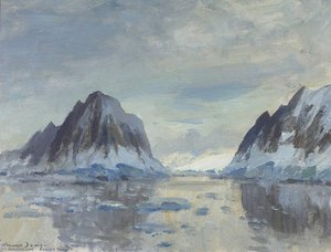 Sea Passage Between Two Rocks, (1957) — Edward Seago
