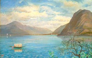 Italian Lake Scene — William Herbert Allen