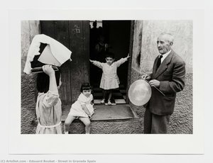 Street In Granada Spain — Édouard Boubat, Documentary Photography