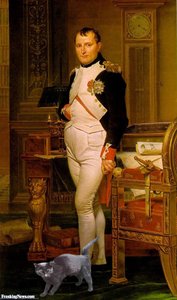 Napoleon In His Study — Jacques-louis David, Neoclassicism