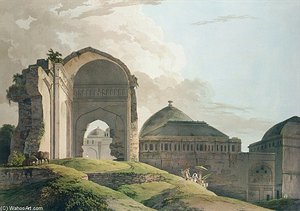 The Ruins Of The Palace At Madurai — Thomas Daniell