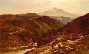 Moel Siabab, North Wales — Sidney Richard Percy, Romanticism