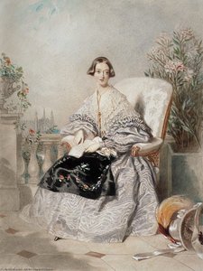 Queen Victoria - — Alfred Edward Chalon