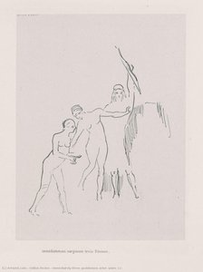 Immediately Three Goddesses Arise (plate 11) — Odilon Redon