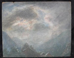 Village Sous Un Ciel Gris — Valentine Reyre