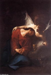 Christ Comforted by an Angel