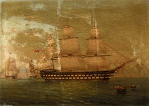 A Two-decker At Naples
