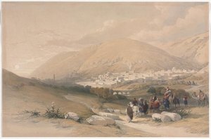 Nablus Ancient Shechem — David Roberts