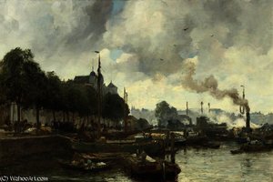 A busy day in the rotterdam harbour