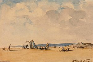 Beach In Normandy — Herman Armour Webster