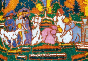 Scene In The Garden Of Count Somssich — József Rippl-rónai