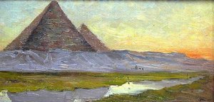 Devant Les Pyramides (titre Inscrit) — Joseph-félix Bouchor