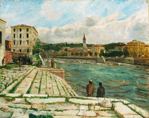 The Remains Of Ponte Navi, Verona — Carel Victor Morlais Weight