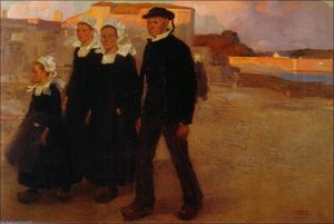 Familia Bretona. — Manuel Benedito Vives
