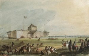 Racing At Fort Laramie — Alfred Jacob Miller