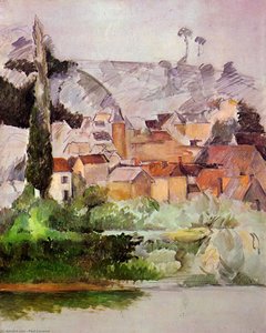 Medan: Chateau And Village — Paul Cézanne