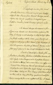Letter From Governor Wanton To Secretary Of State, Lord Hillsboro Letter From Governor Wanton To Secretary Of State, Lord Hillsboro, Page 1 — Joseph Wanton Sr.