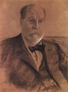 Portrait Of P.a. Vlasov — Boris Mikhailovich Kustodiev
