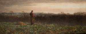 Evening At Warham, Herefordshire — Brian Hatton