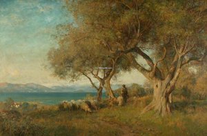 On The Mediterranean — Ernest Albert Waterlow