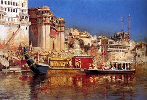 The Barge Of The Maharaja Of Benares — Edwin Lord Weeks