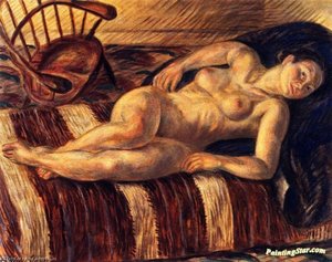 Nude And Windsor Chair — John French Sloan