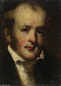 Head And Shoulders Of A Man — George Chinnery