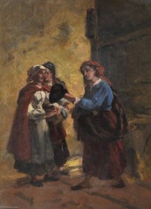 A Group Of Three Women — Thomas Stuart Smith