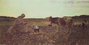 The Sad Hour — Giovanni Segantini