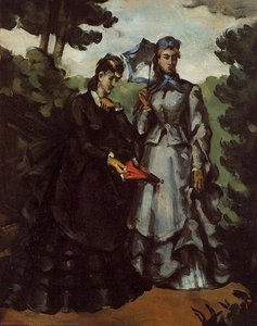 The Promenade — Paul Cézanne, Post-impressionism