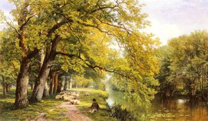At Ockham Surrey In Summer — Frederick William Hulme
