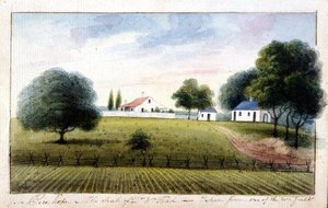 Rice Hope. The Seat Of Dr, William Read, Taken From One Of The Rice Fields — Charles Fraser