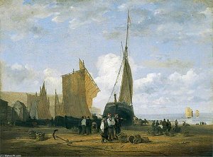 Seascape Or Coastal Scene — Alfred George Stannard
