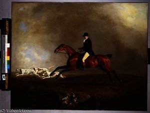 Thomas Mellish on his Hunter 'Saucebox'
